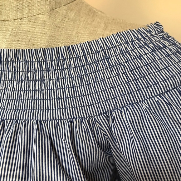 Rebecca Minkoff Off the Shoulder Ruffle Top Blue S - Picture 5 of 8